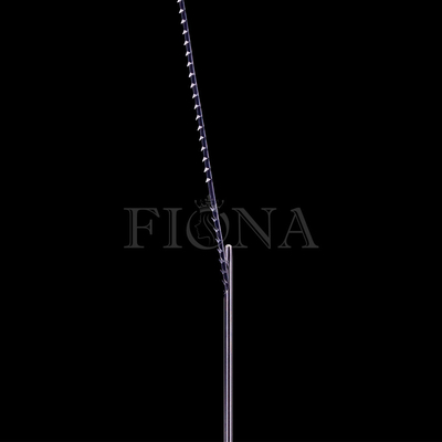 Le fil de dent de bâti de Pdo a à plat sculpté 18g 100mm avec la canule de W