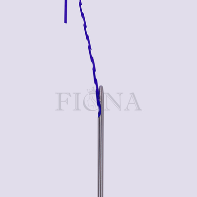 Le fil de dent de bâti de Pdo a à plat sculpté 18g 100mm avec la canule de W