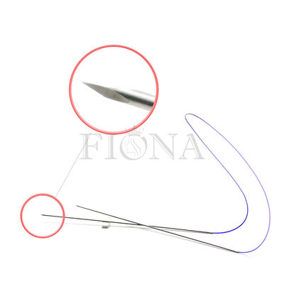 21G 460mm Fiona Double Needle Thread Lift, ligne ascenseur de V de fil de Pdo