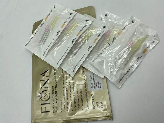 Fils absorbables de l'aiguille PDO de canule pour le remplissage de pli Nasolabial et de temple