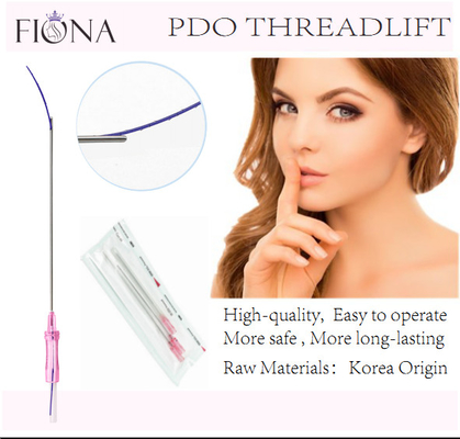 Fil Nonsurgical de dent de levage de visage de fil de PDO 18G 100mm pour le levage de visage instantané