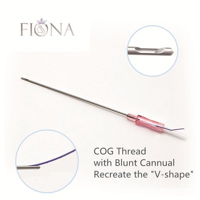 Fil Nonsurgical de dent de levage de visage de fil de PDO 18G 100mm pour le levage de visage instantané