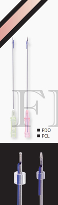 Canule émoussée de levage de suture de fil de Pdo de collagène de fesses barbelées médicales de sein
